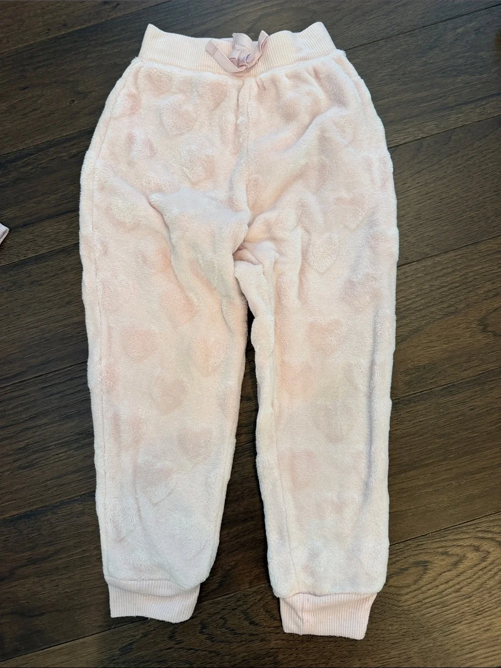 BCBGirls 2 Piece Plush Heart Sleep Set Pink Size XS 5/6 - C45-082